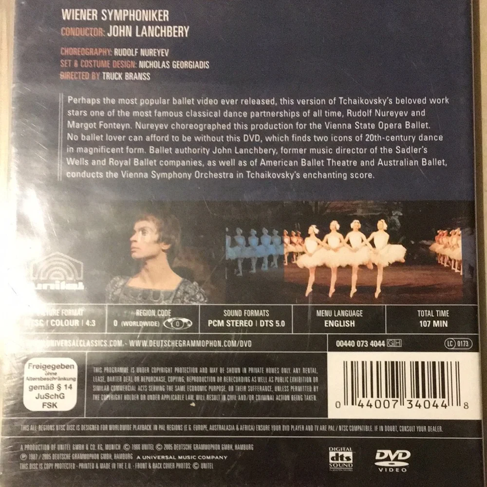 Swan Lake DVD by Deutsche Grammophon